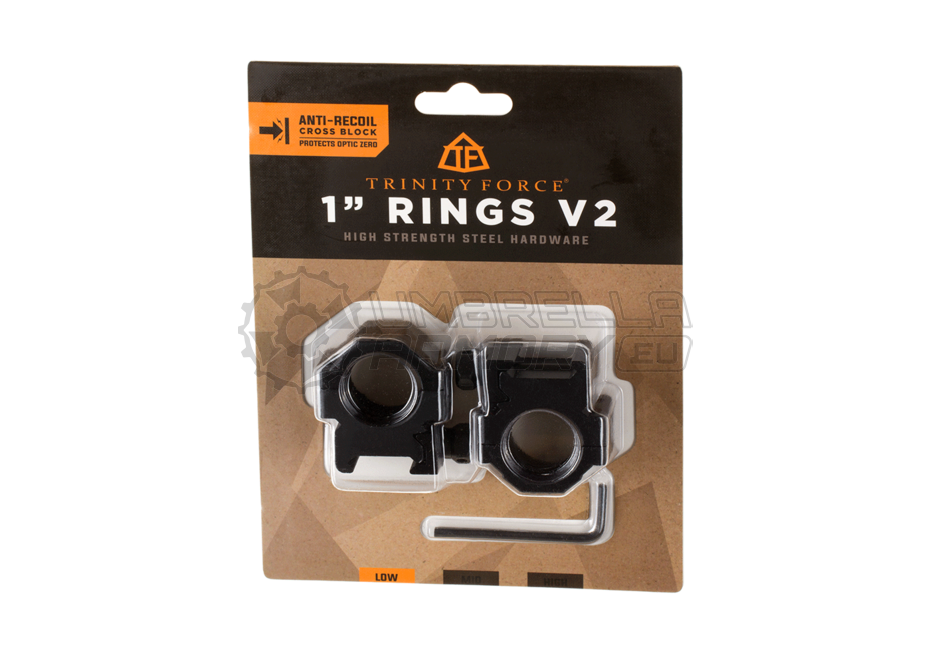 25.4mm Short Ring Set (Trinity Force)