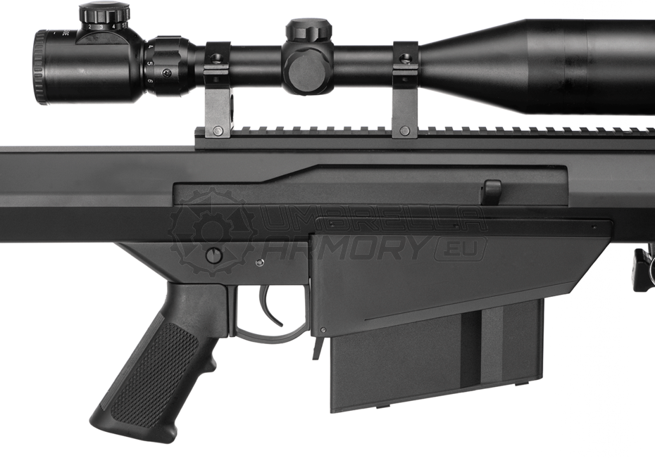 Barrett M82A1 Bolt Action Sniper Rifle Set (Snow Wolf)