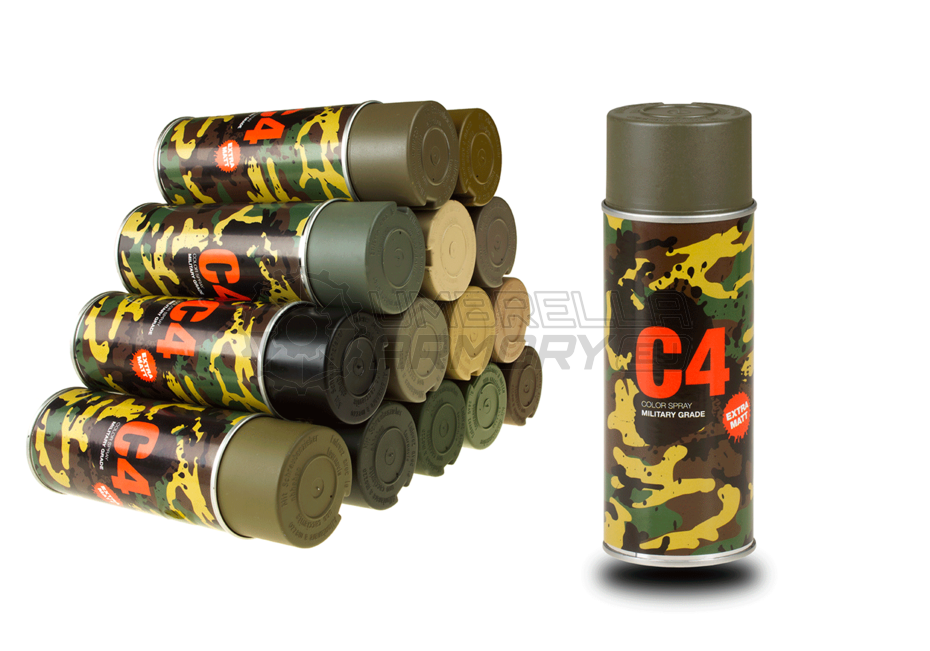 C4 Mil Grade Color Spray RAL 7013 (Armamat)