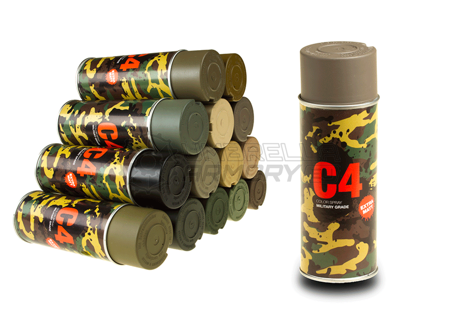 C4 Mil Grade Color Spray RAL 7050 (Armamat)