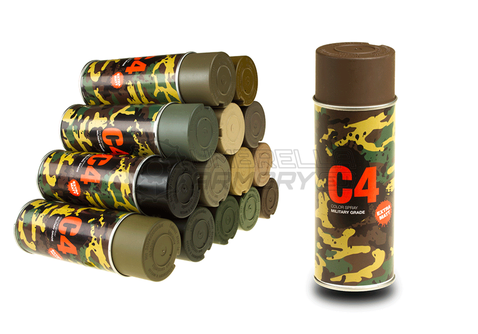 C4 Mil Grade Color Spray RAL 8027 (Armamat)