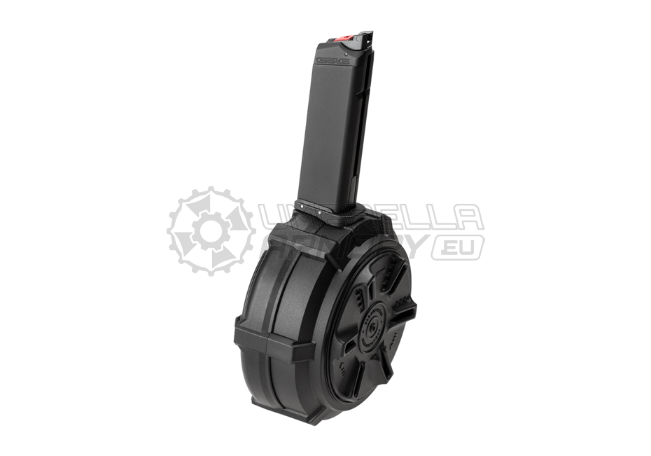 Drum Mag SMC9 GBB 300rds Umbrella Armory .EU