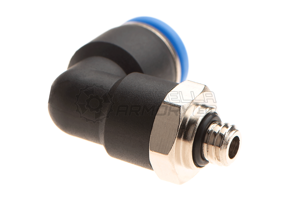 HPA 6mm Hose Coupling 90 Degree - Outer M6 Thread (EpeS)