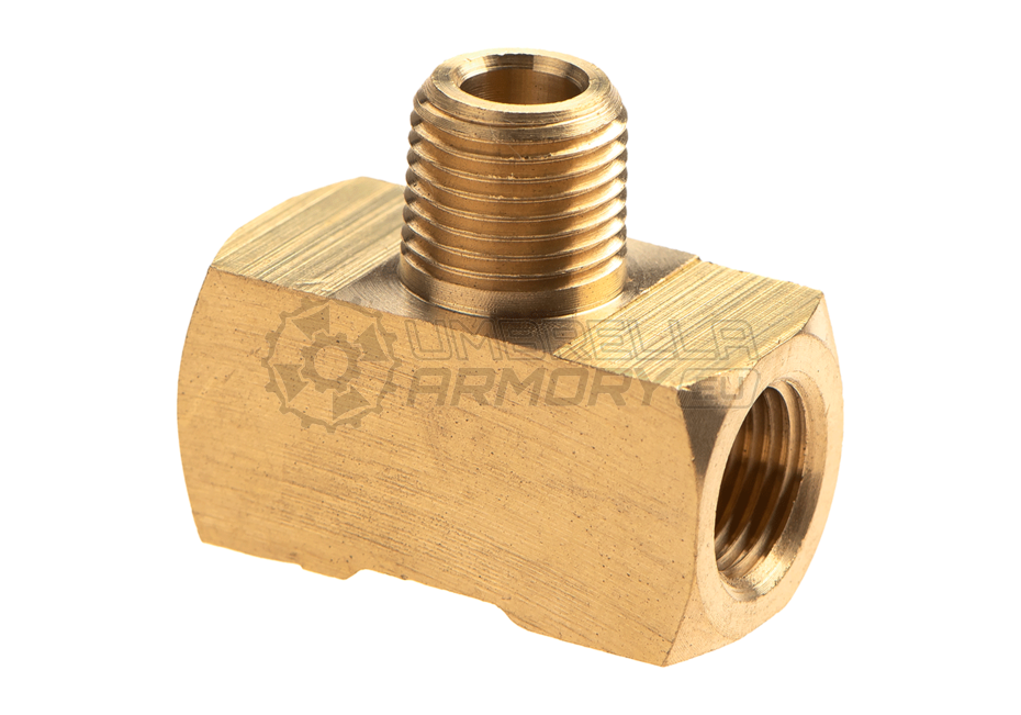 HPA Twin Coupling T Shape - 2x Inner 1/8NPT - Output I (EpeS)