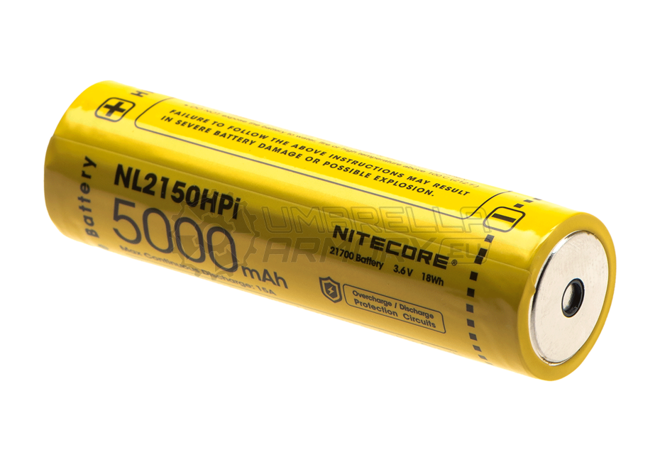 NL2150 21700 Battery 3.7V 5000mAh + F21i Fast Charging Power System (Nitecore)