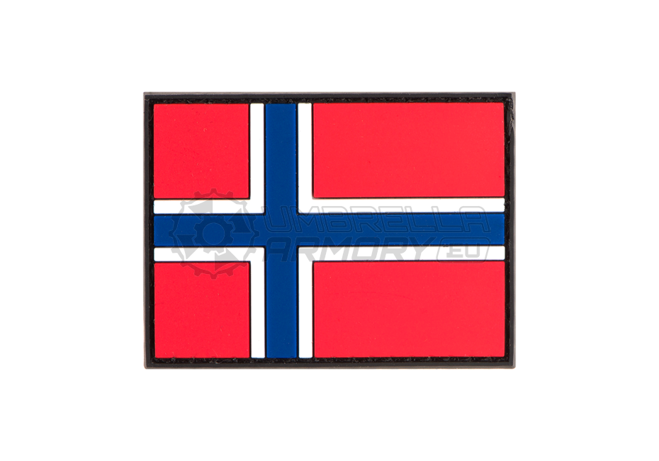 Norway Flag Rubber Patch (JTG)