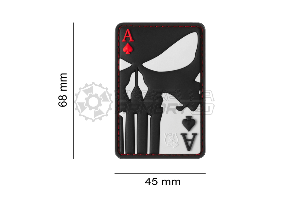 Punisher Ace of Spades Rubber Patch (JTG)