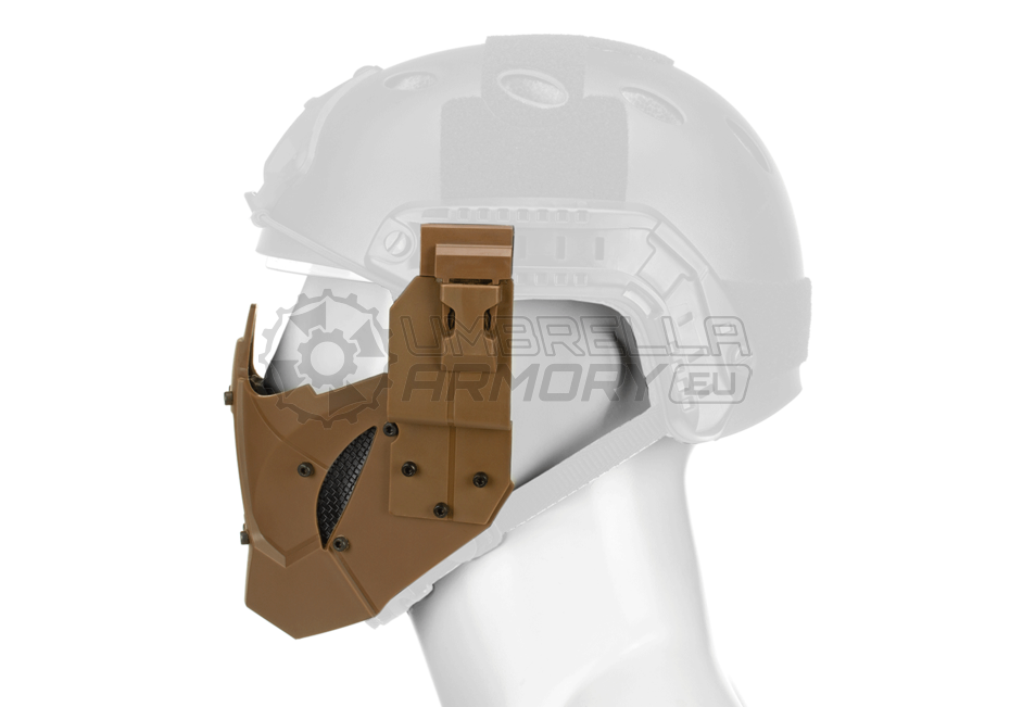 Warrior Steel Half Face Mask (Pirate Arms)