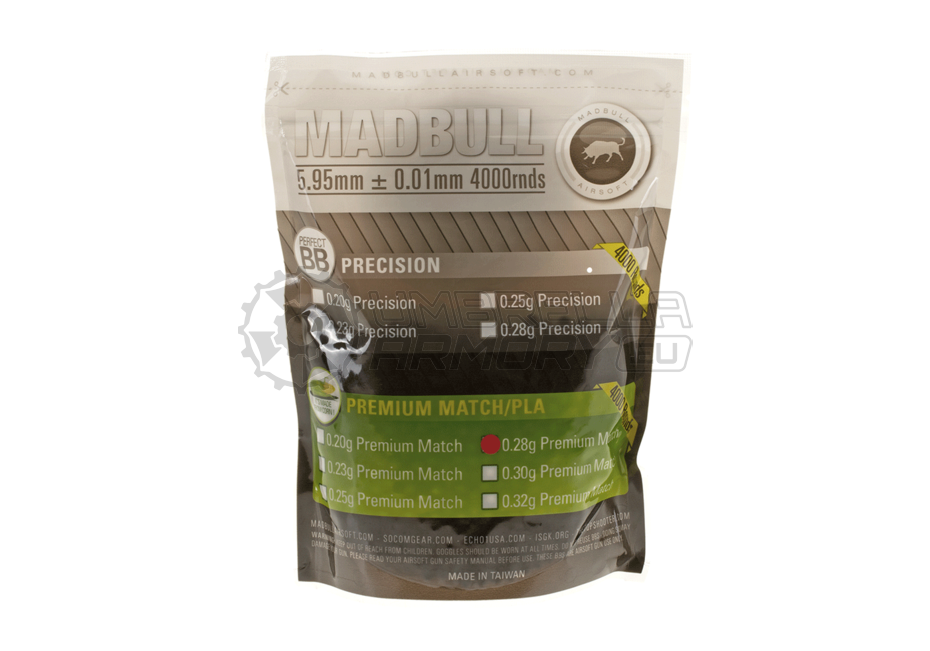 0.28g Bio Premium Match Grade PLA 4000rds (Madbull)