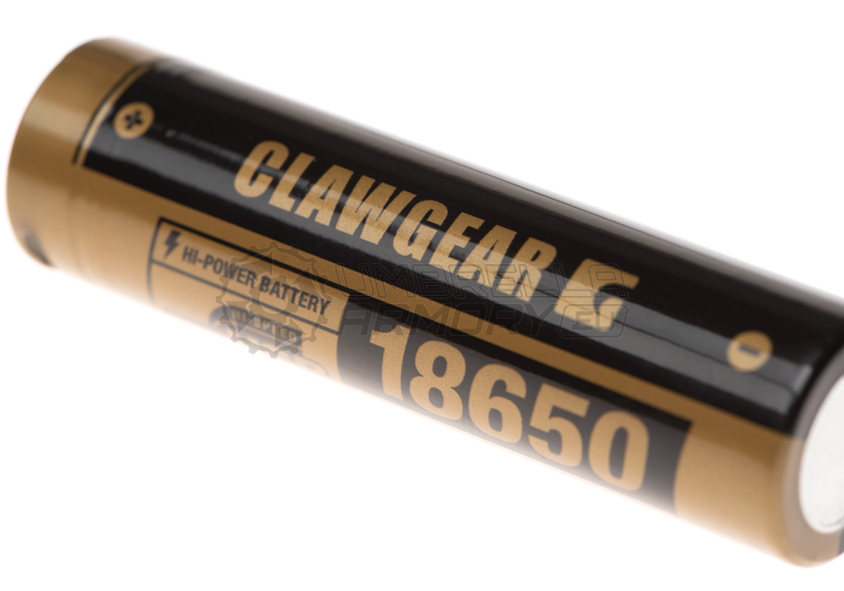 18650 Battery 3.7V 2600mAh Micro-USB (Clawgear)