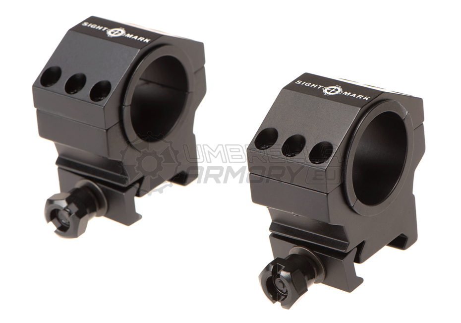 30mm / 25.4mm Tactical Mounting Rings - Medium Height (Sightmark)