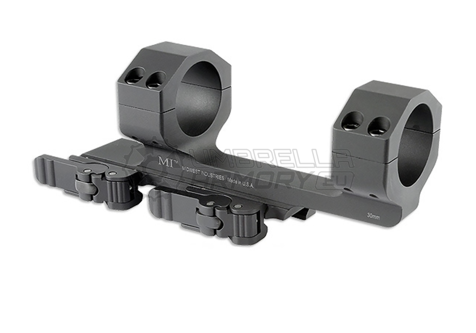 30mm QD 1.4" Offset Scope Mount - 20 MOA (Midwest Industries)