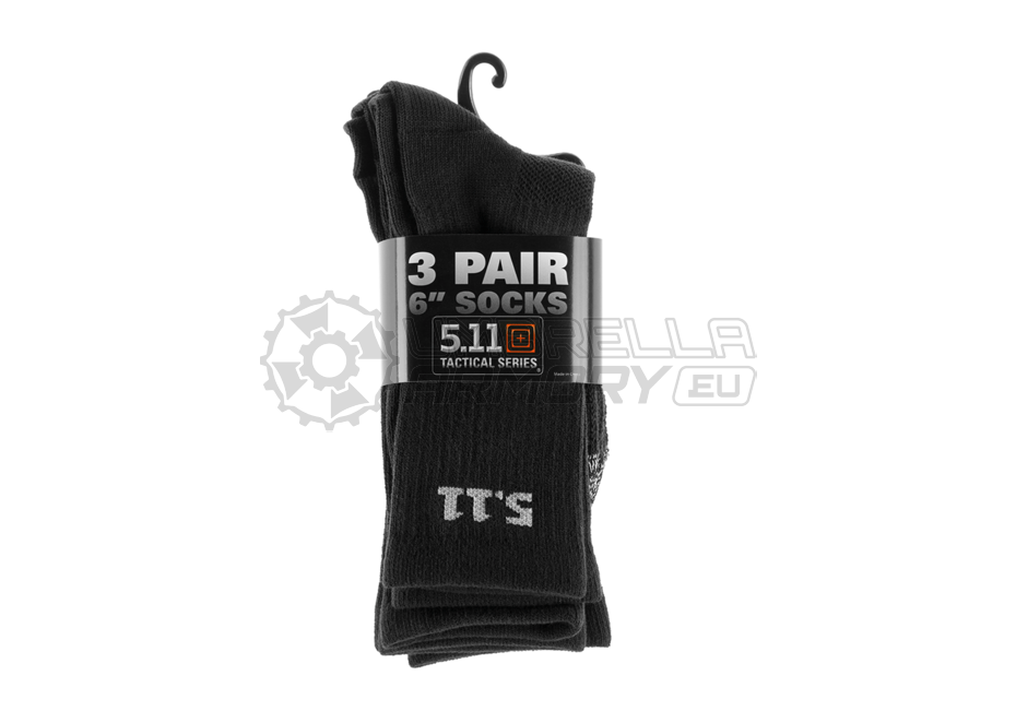 6 Inch Socks 3-Pack (5.11 Tactical)