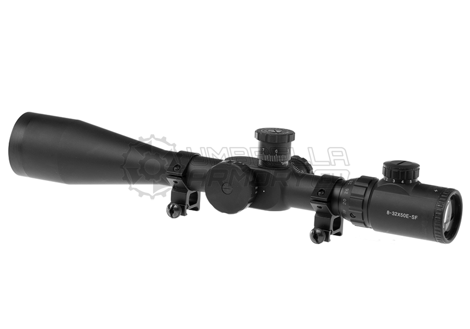 8-32x50E-SF Sniper Rifle Scope (Aim-O)