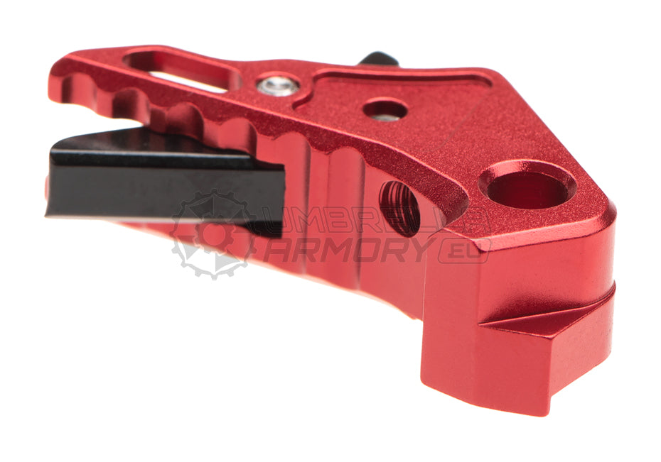 Action Army AAP01 Adjustable Trigger Red with Black Accent Top View