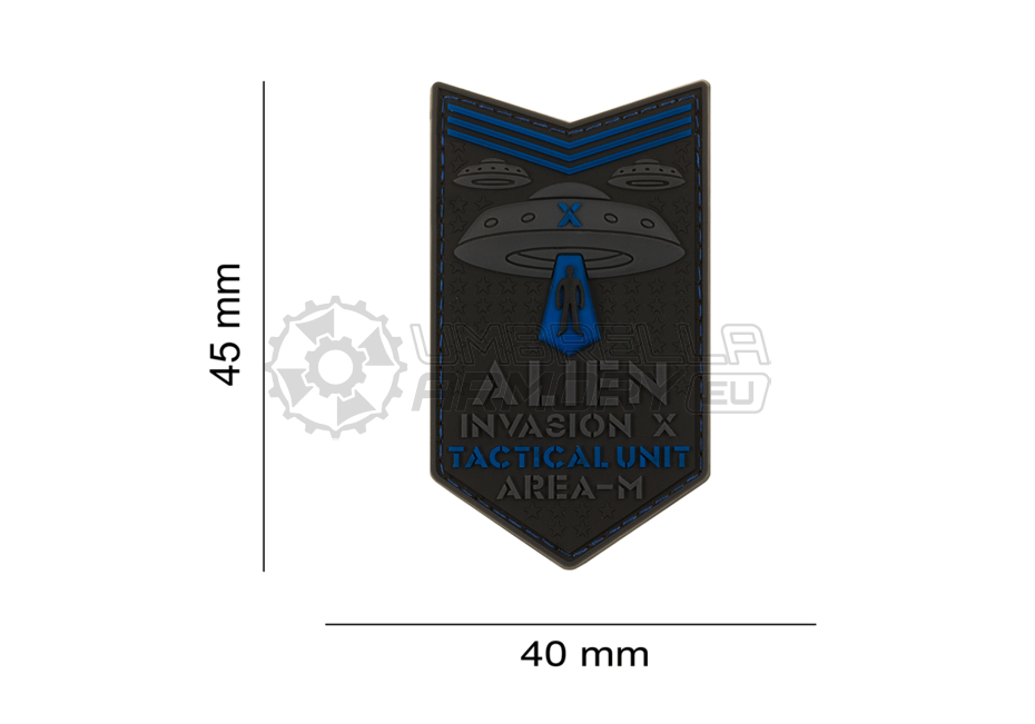 Alien Invasion Tactical Unit Rubber Patch (JTG)