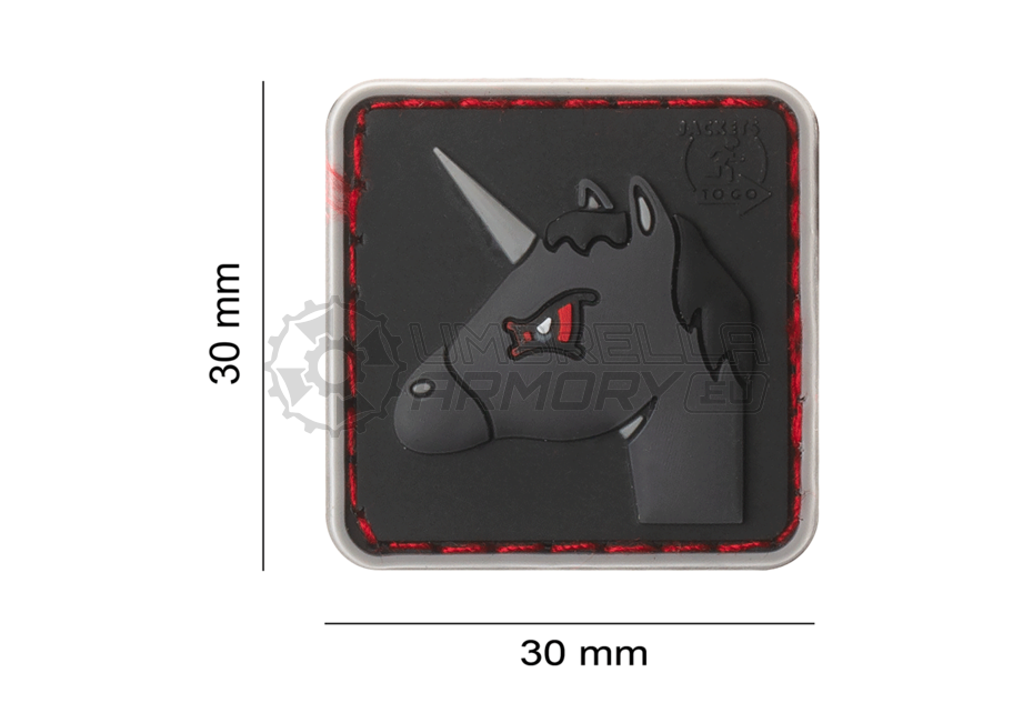 Angry Unicorn Rubber Patch (JTG)
