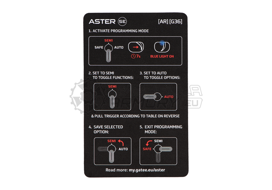 Aster V2 SE Lite + Quantum Trigger Rear Wired (Gate)