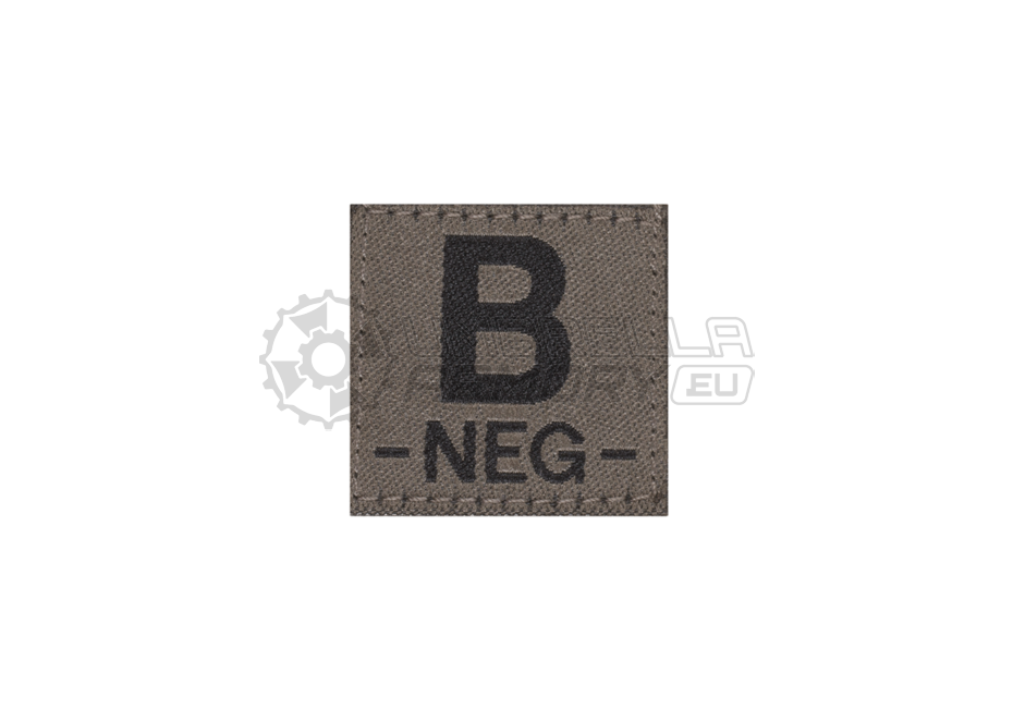 B Neg Bloodgroup Patch (Clawgear)