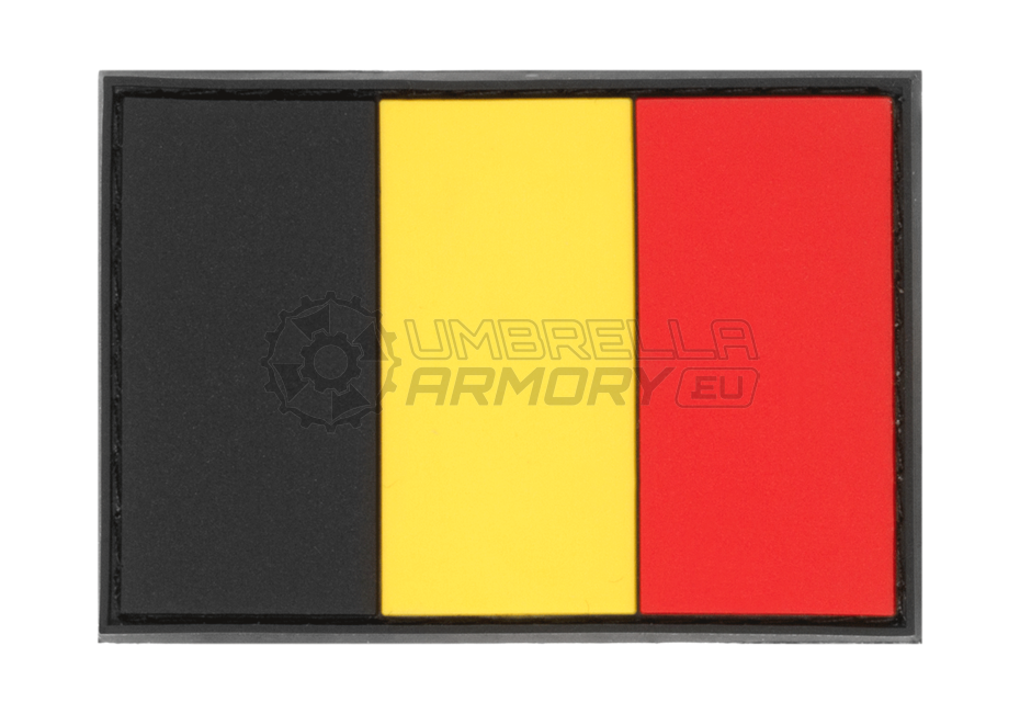 Belgium Flag Rubber Patch (JTG)