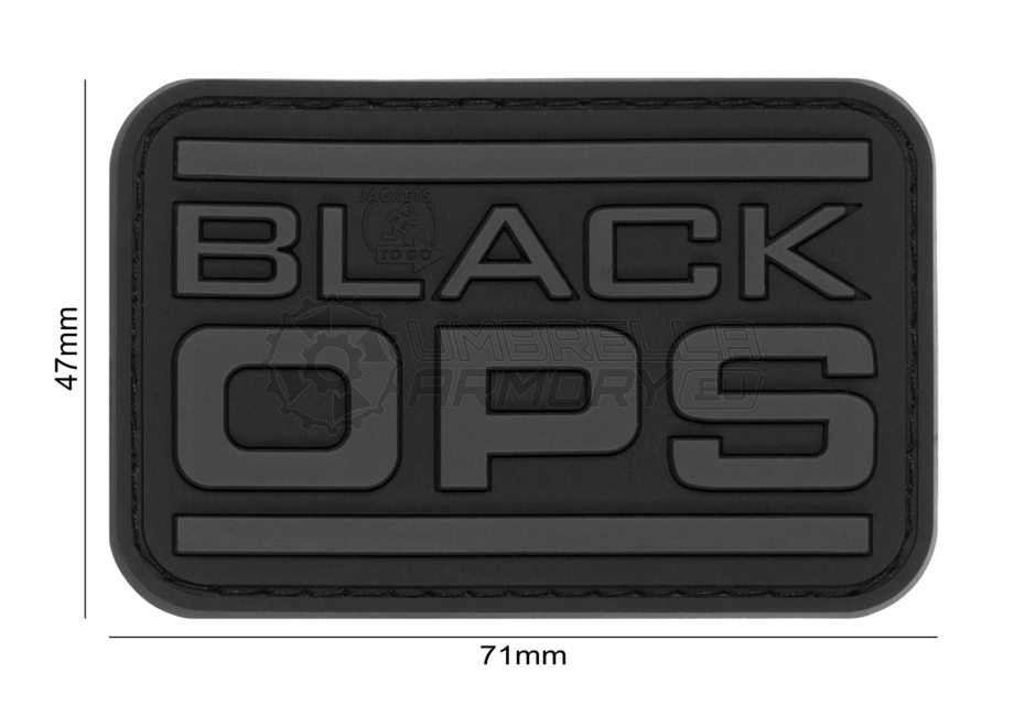 Black OPS Rubber Patch (JTG)