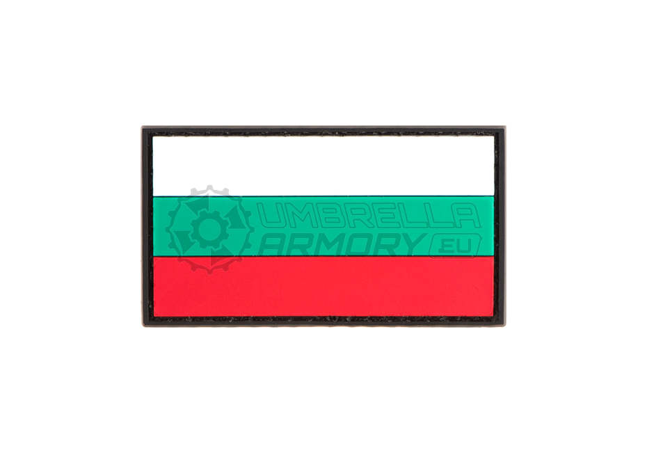 Bulgarian Flag Rubber Patch (JTG)