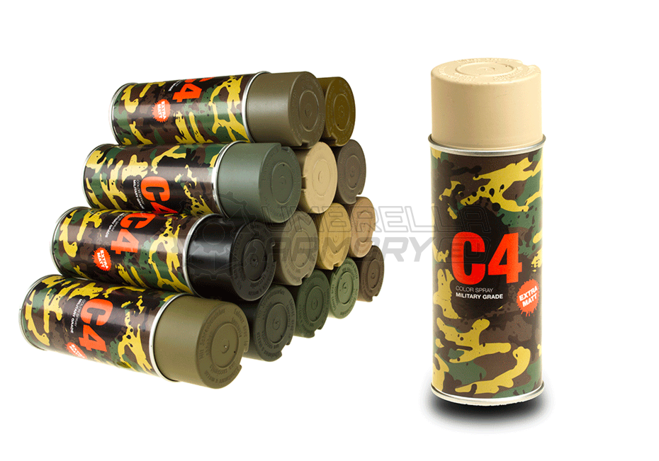 C4 Mil Grade Color Spray RAL 1039 (Armamat)