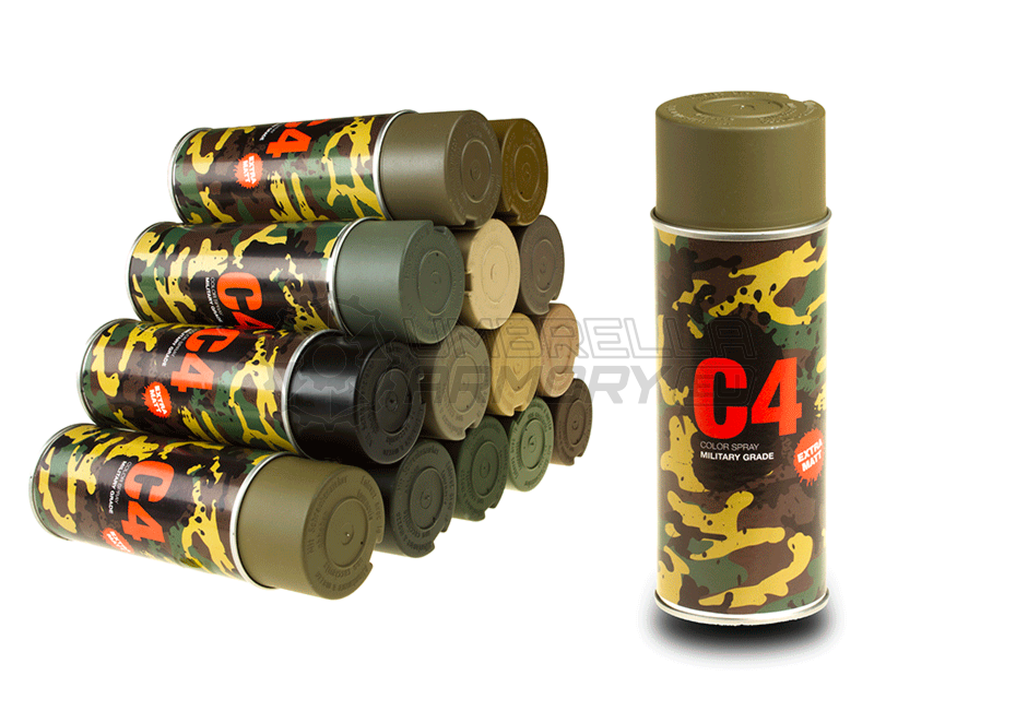 C4 Mil Grade Color Spray RAL 6040 (Armamat)