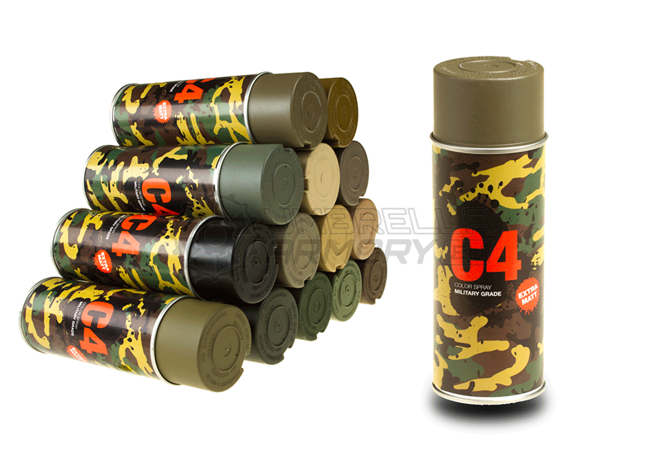 C4 Mil Grade Color Spray TAN499 (Armamat)