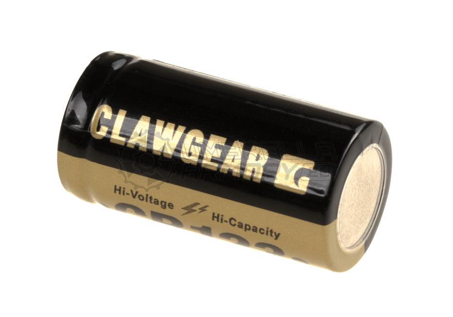 CR123 Lithium 3V (Clawgear)