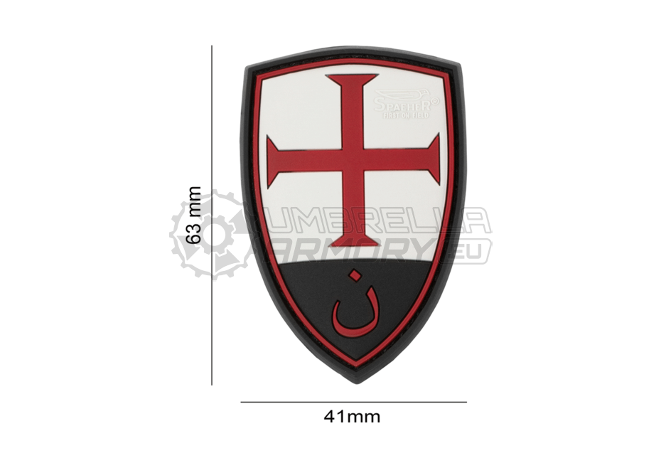 Crusader Shield Rubber Patch (JTG)