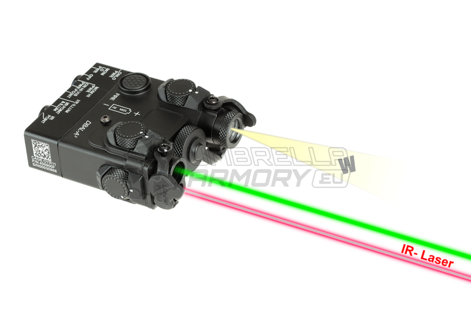 DBAL-A2 Illuminator / Laser Module Green + IR Aluminium (WADSN)
