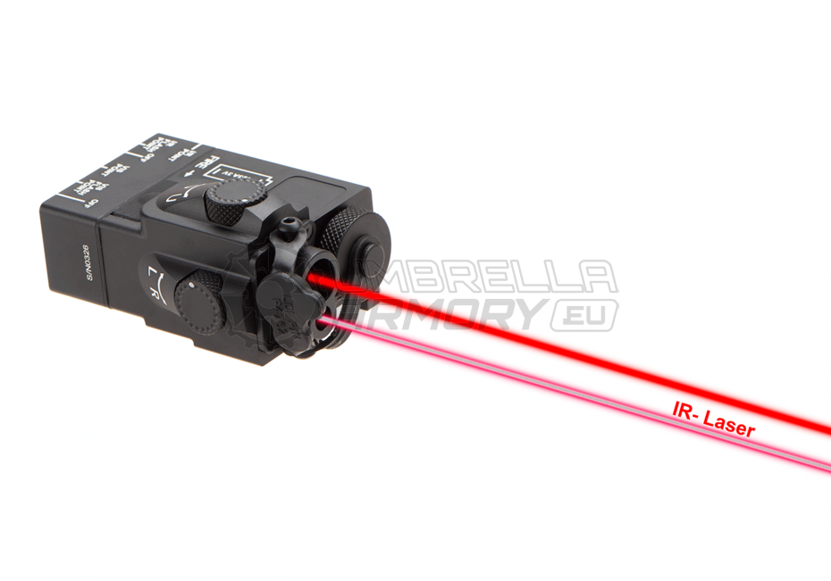 DBAL Mini Laser Module Red + IR + Red Flash + IR Flash (WADSN)