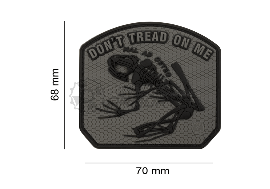 Don't Tread on me Frog Rubber Patch (JTG)