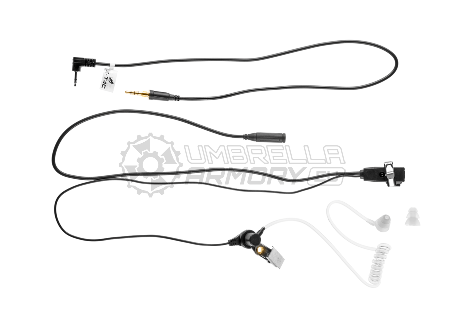 FBI Style Acoustic Headset Motorola 1-Pin Connector (Z-Tactical)