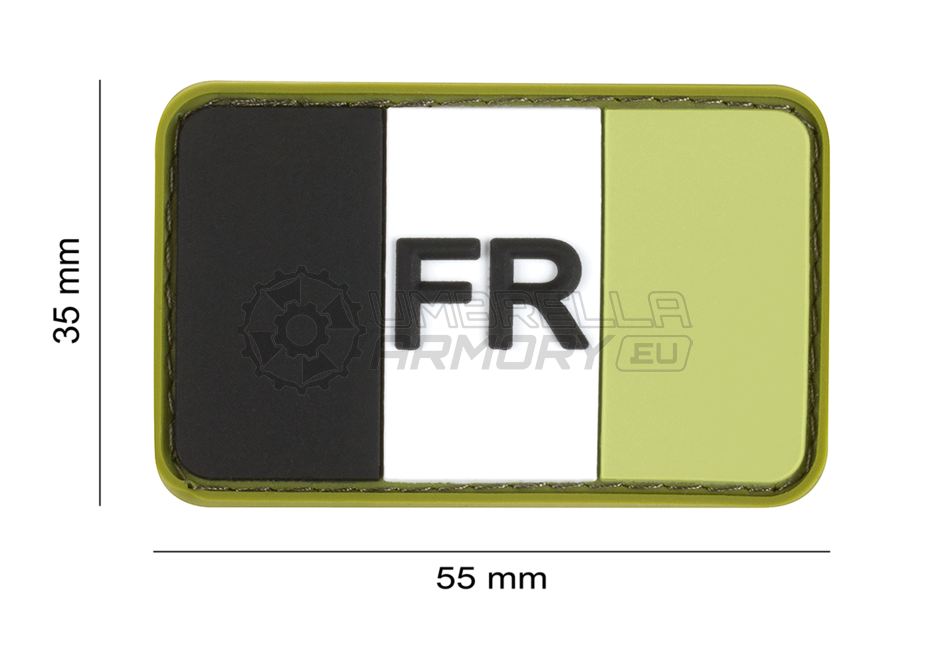 France Flag Rubber Patch (JTG)