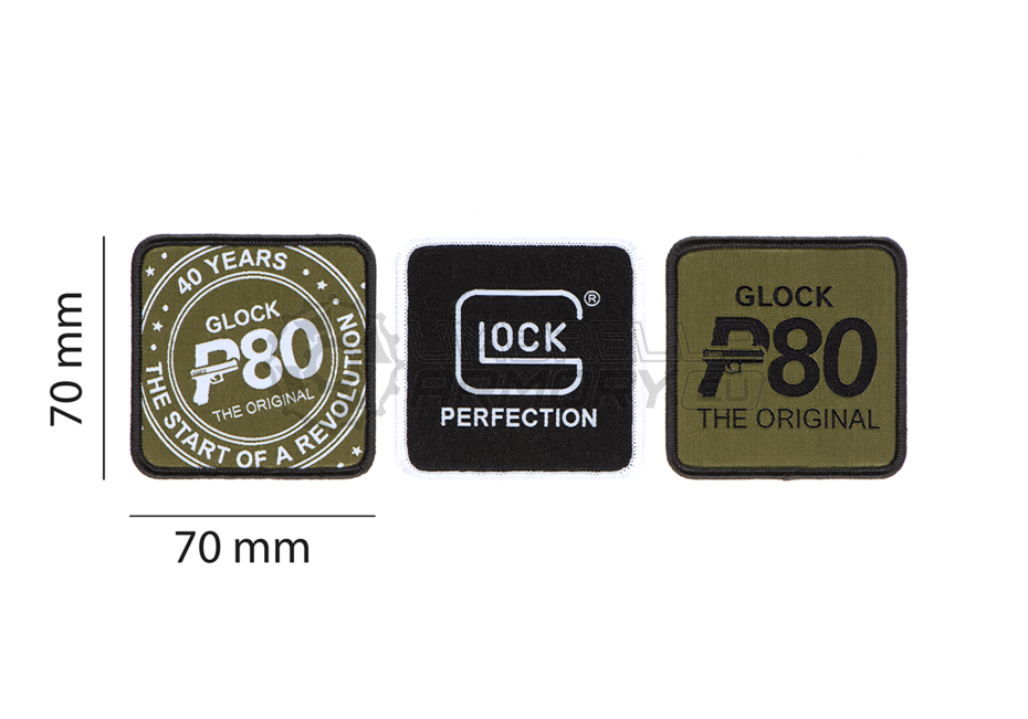 Glock P80 Patches Set (Glock)