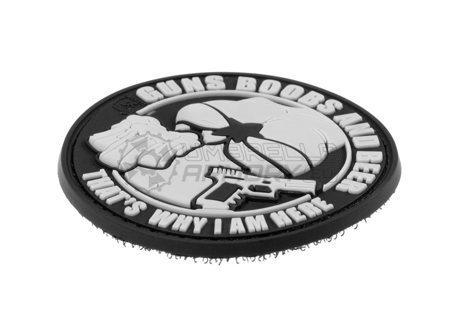 Guns Boobs and Beer Rubber Patch (JTG)