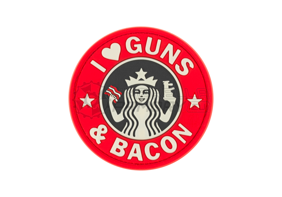 Guns and Bacon Rubber Patch (JTG)