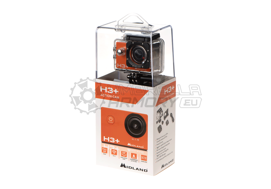 H3+ Full HD Action Camera (Midland)