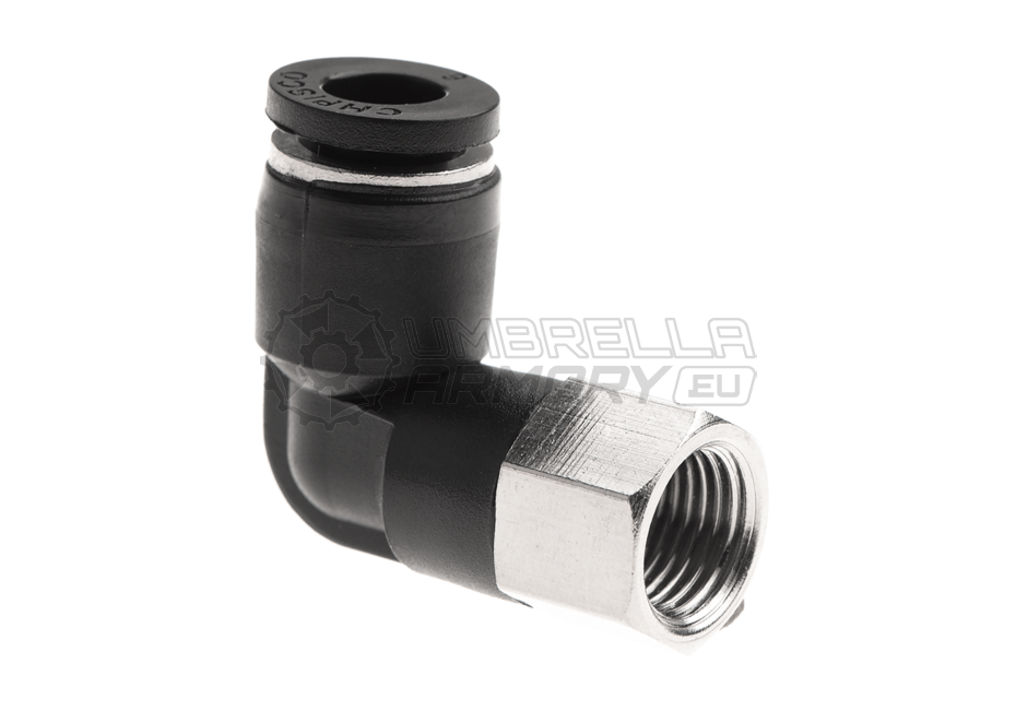 HPA 6mm Hose Coupling 90 Degree - Inner 1/8 NPT (EpeS)