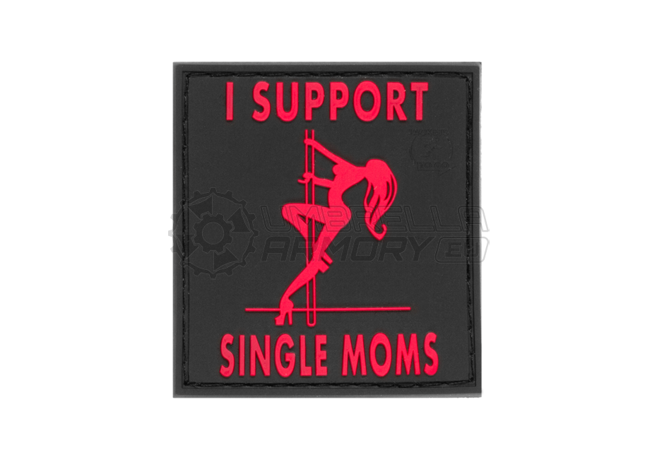 I Support Single Mums Rubber Patch (JTG)