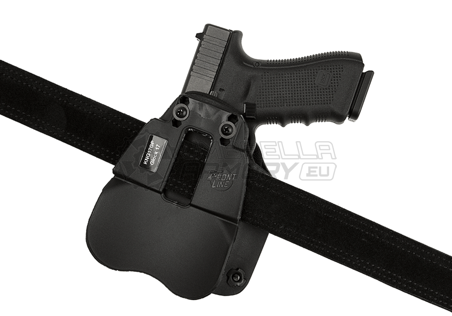 KNG Open Top Holster for Glock 17 GTL Paddle (Frontline)