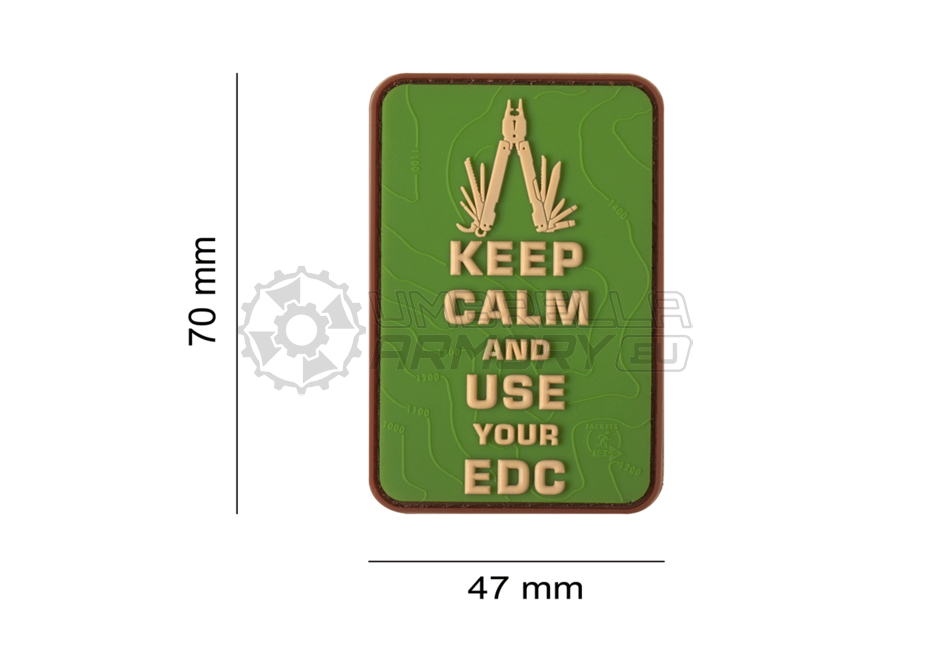 Keep Calm EDC Rubber Patch (JTG)