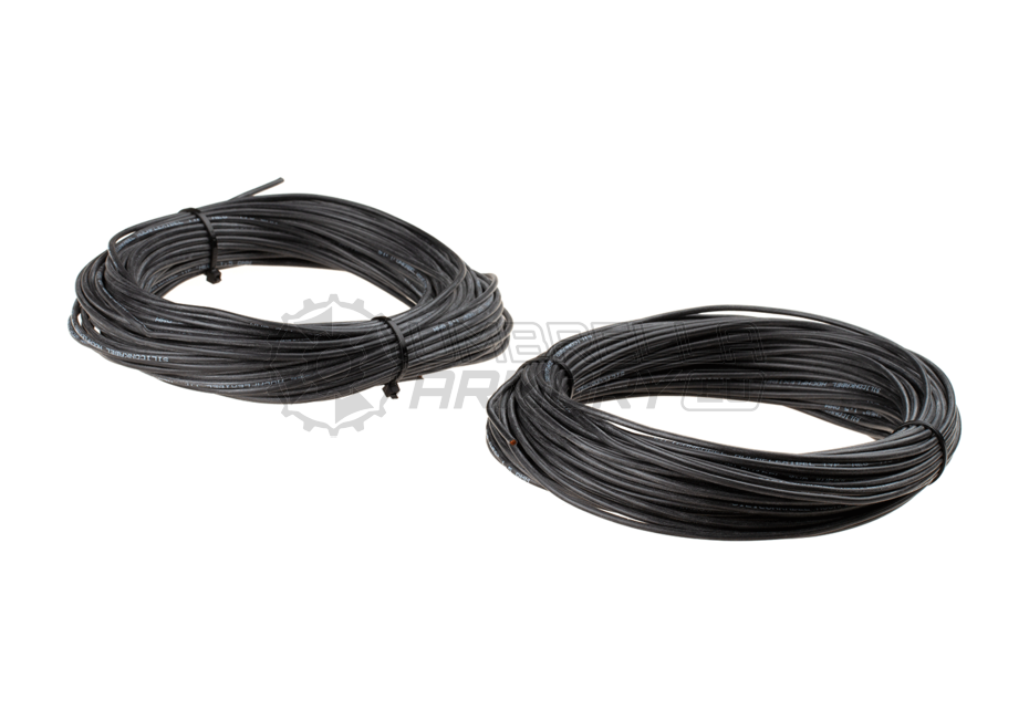 Low Resistance Wire 2x 25m Black (Gate)
