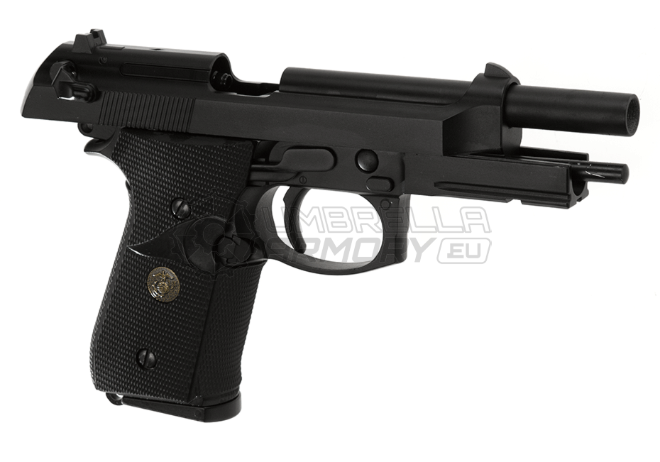 WE M9 A1 Full Metal Black Airsoft Pistol