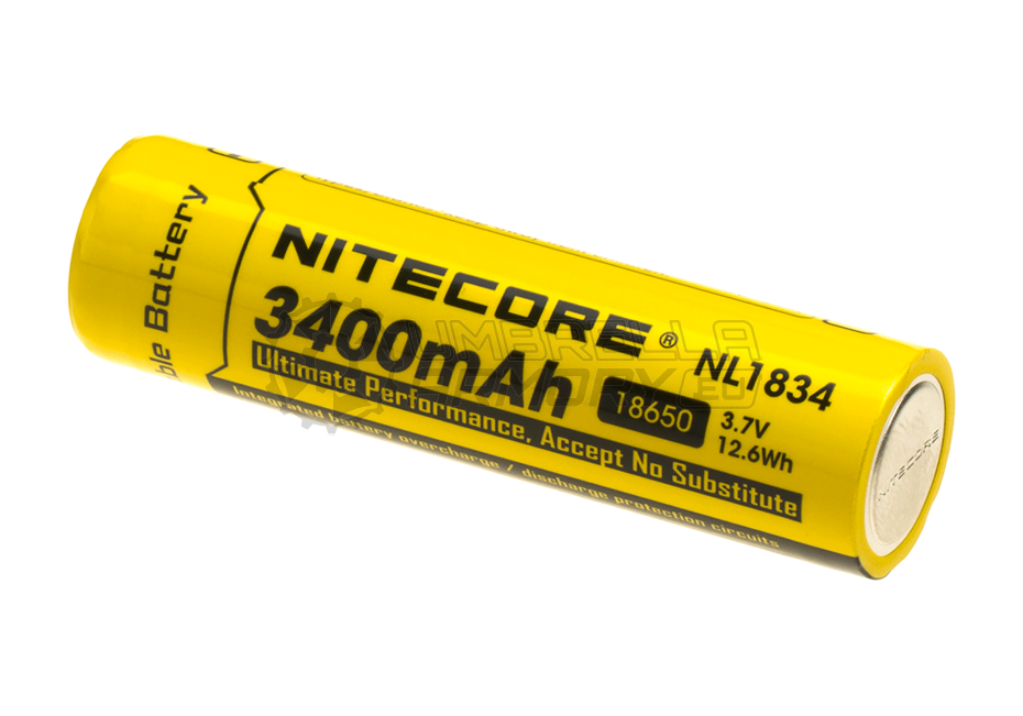 NL1834 18650 Battery 3.7V 3400mAh (Nitecore)