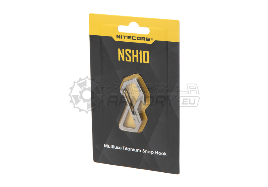 NSH10 Multi-Use Titanium Snap Hook (Nitecore)