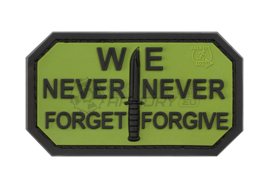 Never Forget Rubber Patch (JTG)
