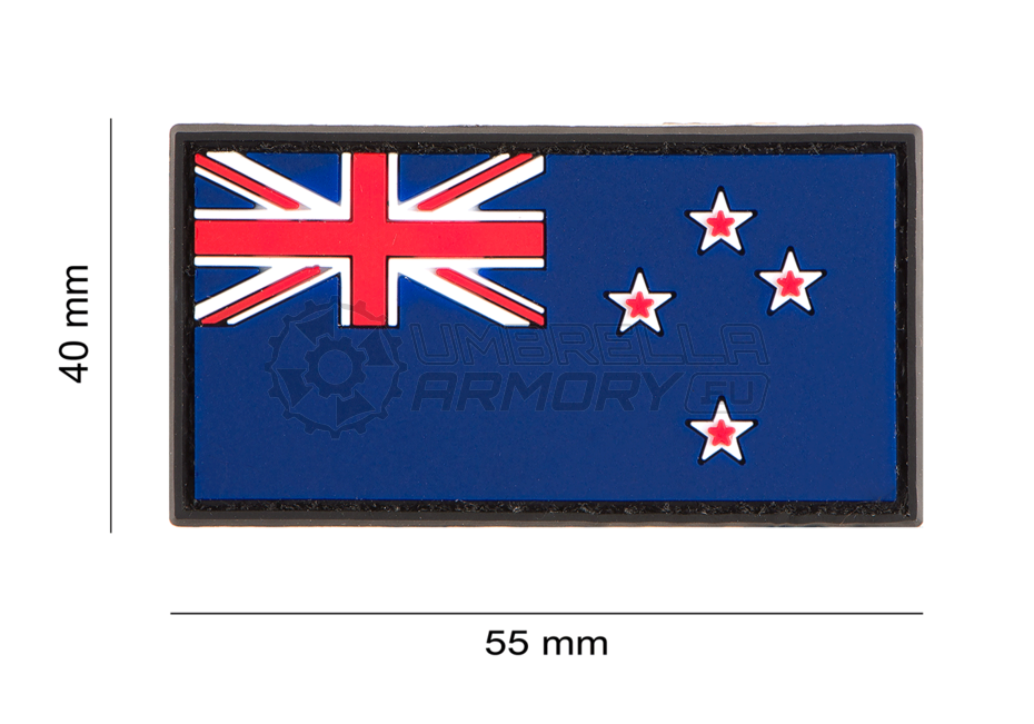 New Zealand Flag Rubber Patch (JTG)